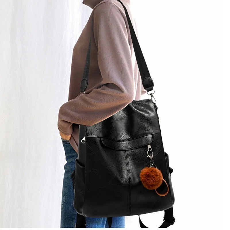 Женские кожаные рюкзаки высокого качества, женские рюкзаки для девочек в консервативном стиле, женские школьные сумки для девочек