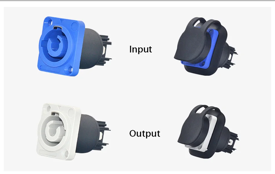 1 шт. водонепроницаемый IP65 power con гнездо, 3 pin Панель Крепление Шасси Разъем, сценический светильник светодиодный аудио разъем питания