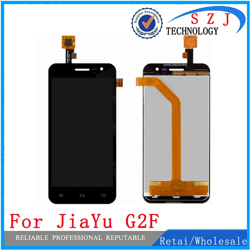 

New Jiayu G2F LCD Display+Touch Screen Original JY-G2F Digitizer Glass Panel Assembly For JIAYU G2F WCDMA Phone Free Shipping
