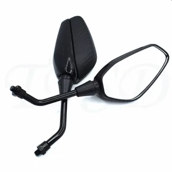 

Universal 10mm Motorcycle Mirror Scooter E-Bike Rearview Mirrors Back Carbon Fiber color design For Kawasaki NINJA 250R