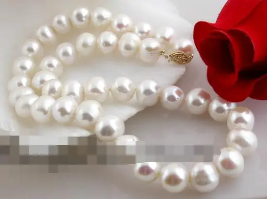 

song voge gem nanJ1650 round white freshwater pearl necklace gold