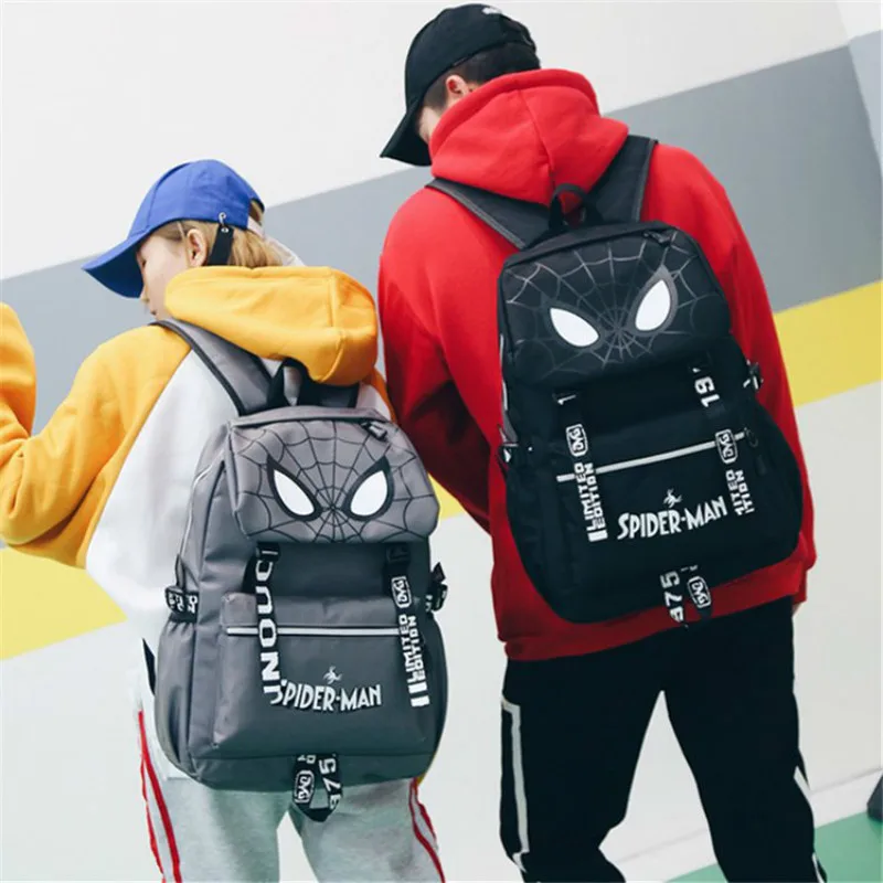 

New Arrival Spiderman Pringting Backpack For Couples School Bags Pack Amazing Spider Man Student Teenager Backpacks Sac A Dos