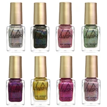 LULAA супер блеск Магия Радуга голографический блеск голограмма эффект лак для ногтей маникюр ногтей штамповка полиштслм1