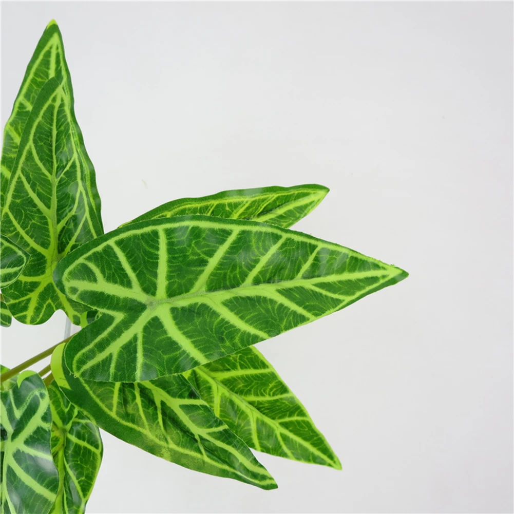 Поддельные листья Листва Зеленый Крытый открытый искусственный завод офис садовый декор