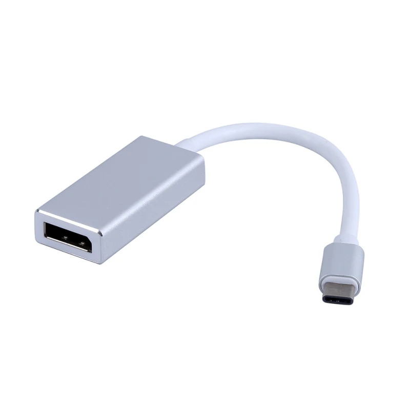

USB-C to DisplayPort Adapter USB 3.1 Type C to DP Adapter converter Support 4K UHD 1080P for Macbook Pro 2015/2016/2017