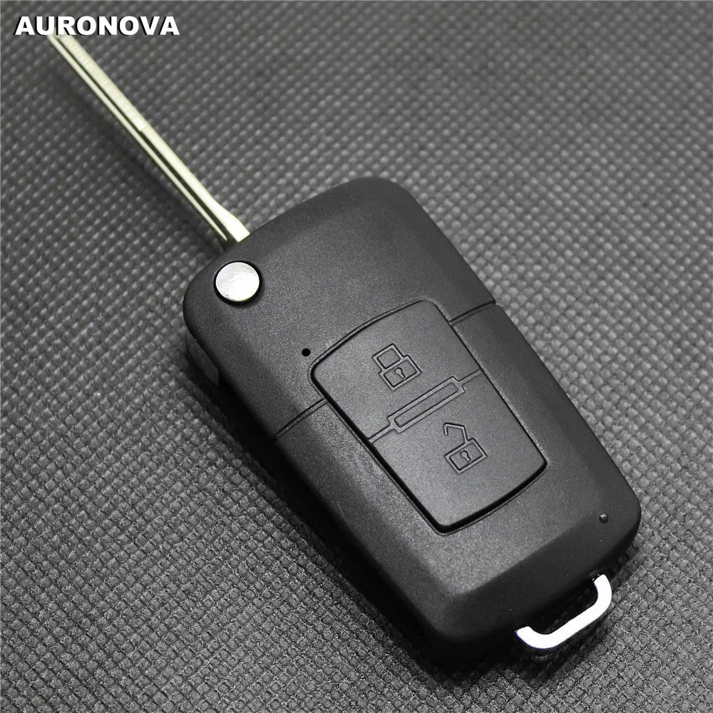 

AURONOVA New Upgrade Flip Folding Key Shell for Dongfeng Fengxing 2 Buttons Replace Remote Car Key Case