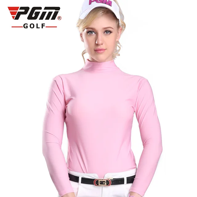 PGM Golf Sunscreen UV Womens Ice Tshirts Summer Outdoor Sport Clothing