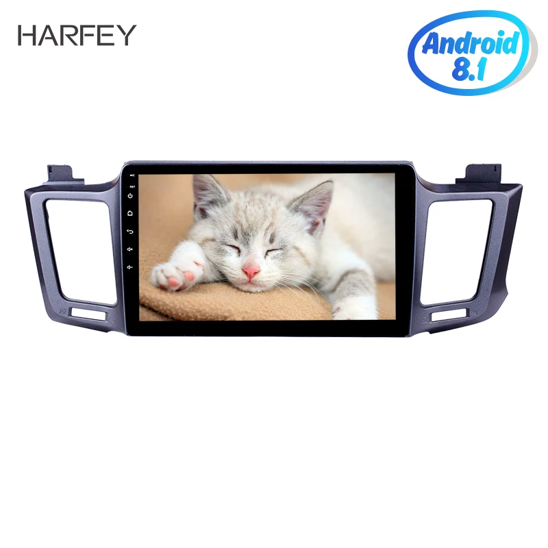 Harfey для 2013 2016 Toyota RAV4 10 1 &quotAndroid 8 GPS Navi автомобиль с сенсорным экраном 3G WiFi AM FM Радио