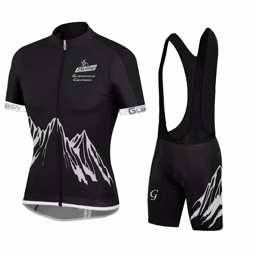 Men's new Design Mountain Summer Short Sleeved Cycling Jersey BIB Sets