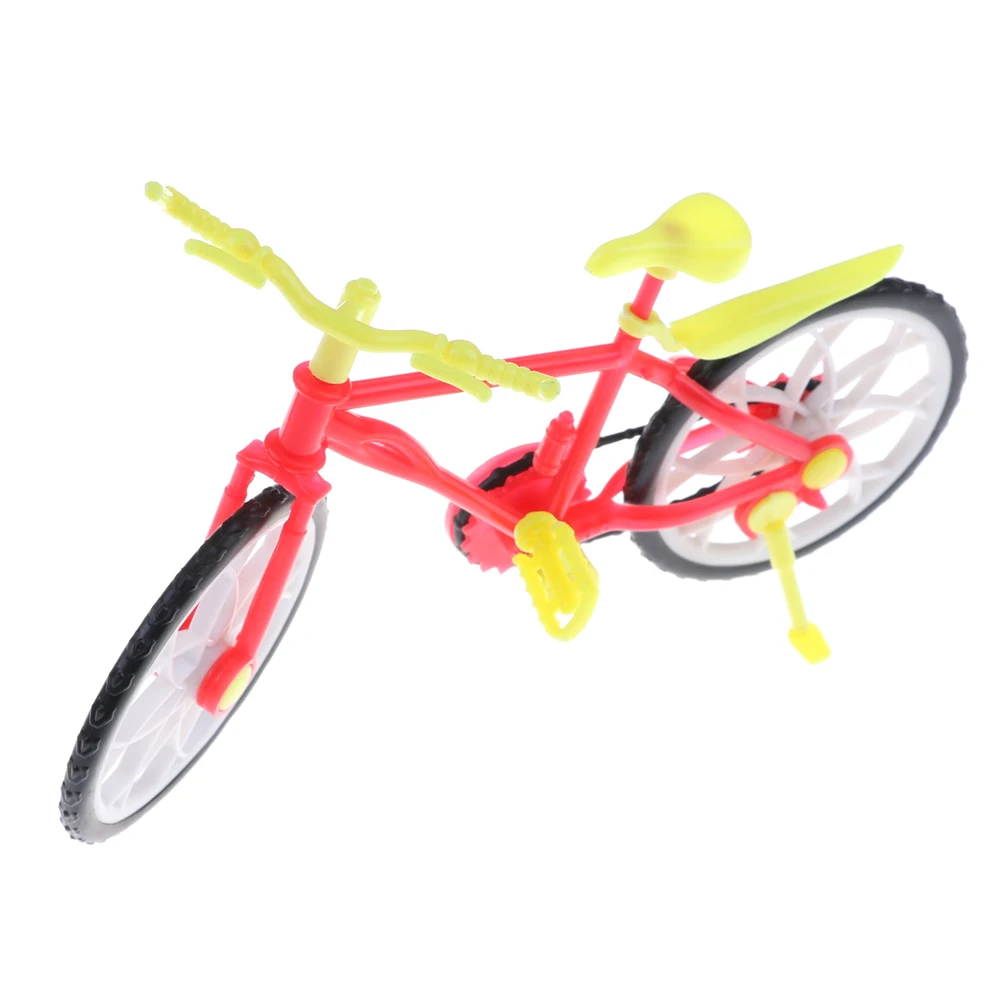 1 pc Doll Great Gift Toys For Children Plastic yellow Detachable Bike