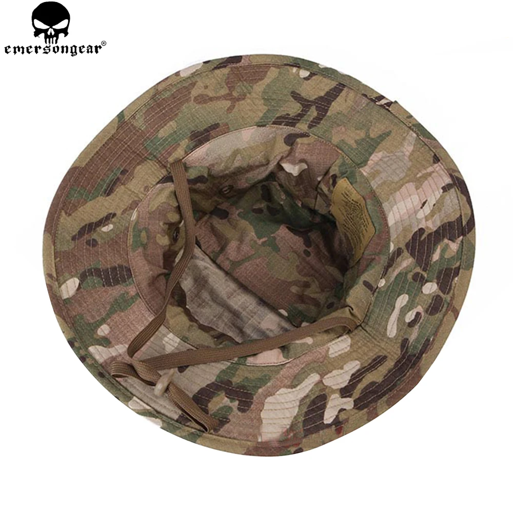 Tactical Boonie Hat Airsoft Camouflage Hunting Sunshine Anti-scrape Grid Fabric EMERSONGEAR EM8553