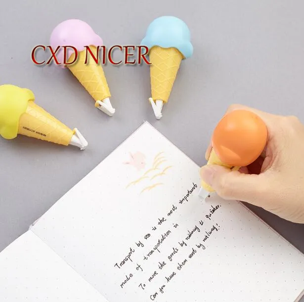 

Creative Ice Cream Correction Tape Primary Students Stationery Corrector For School Supplies Material Escolar