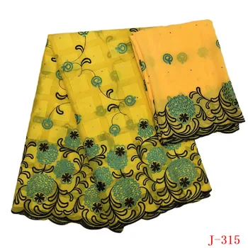 

Latest african bazin riche getzner with stones 2018 cotton brode high quality net lace for women 5+2yard/lot JJ315-1