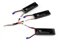 EBOYU(TM) Hubsan H501S X4 FPV Racing Quadcopter Drone Parts 3 X Lipo Battery 7.4V 2700mAh 10C +1 X Charging Cable