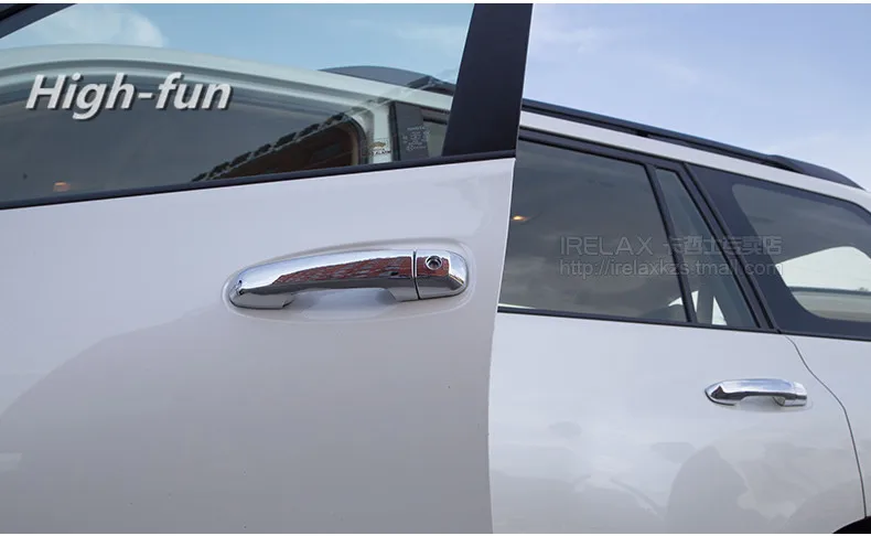 FUNDUOO для Toyota Prado 150 Land Cruiser J150 2010 2019 LC150 2013 2015 хромированная крышка ручки двери