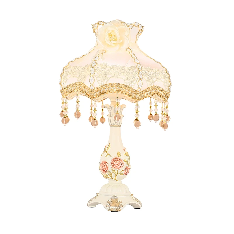 

European-style table lamp bedroom bedside lamp simple warm living room creative decorative lighting table lamps