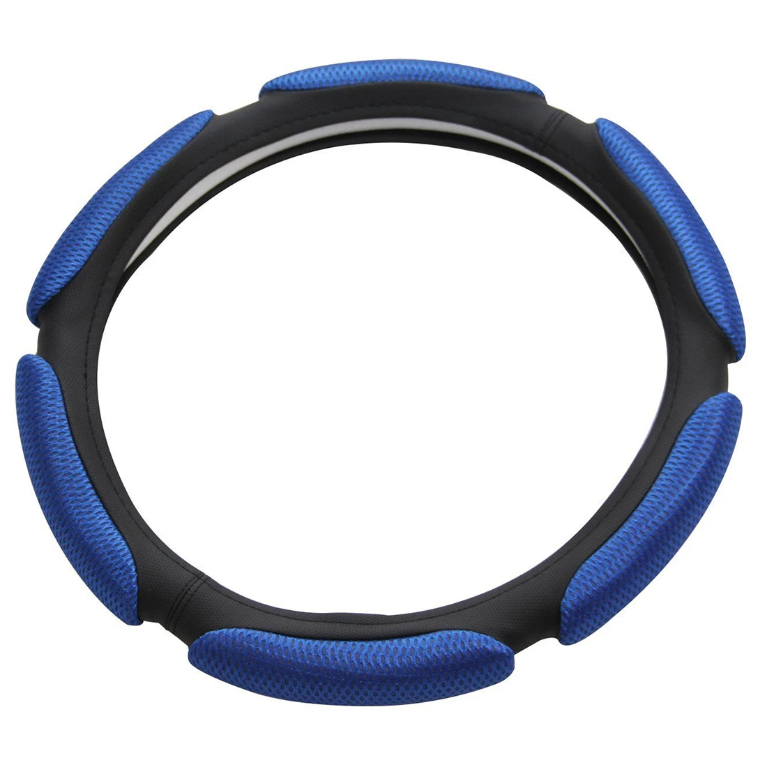 Air Mesh and Foam Padded Universal Steering Wheel Cover Fits 15 inches
