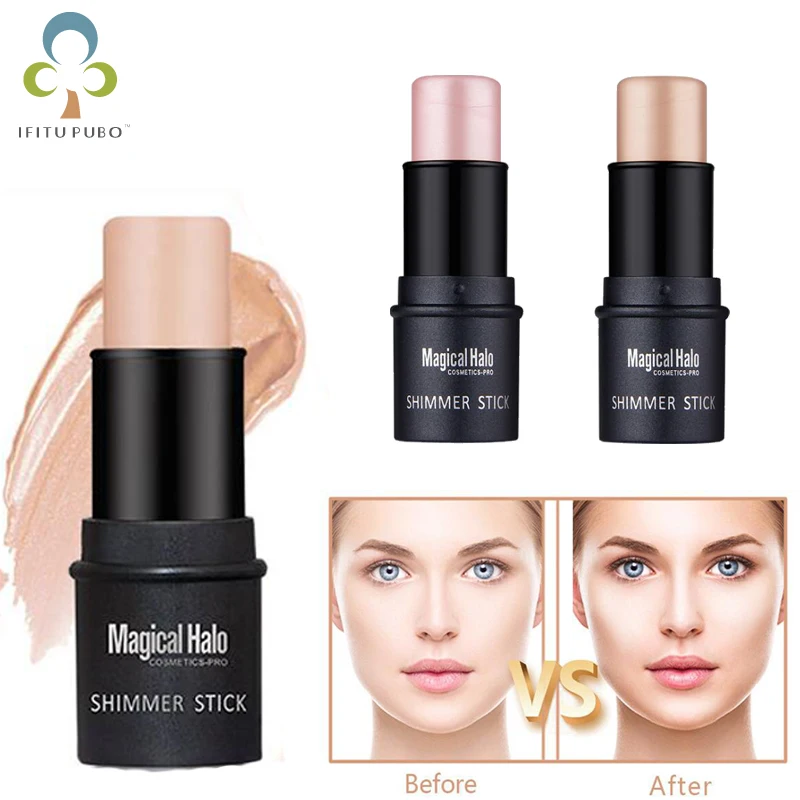 Shimmer Shine Highlighter Foundation Stick Bronzer Contour Makeup Pen