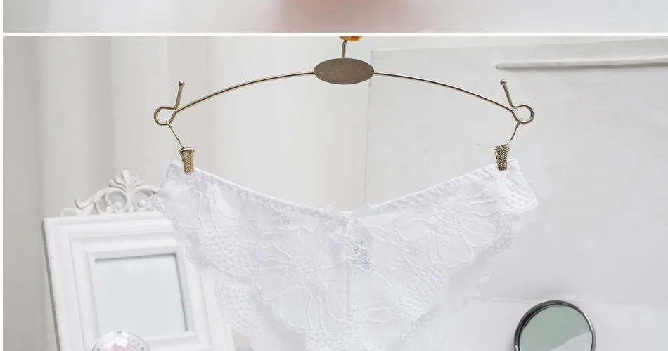 Women Sexy Lace Panties Women's Low Waist Cotton Briefs Underwear G-Strings Thongs Tangas Ladys Exotic Lingeries Intimates 15