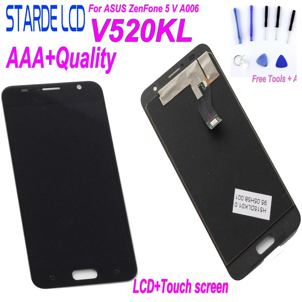 

For ASUS ZenFone 5 V A006 V520KL LCD Display + Touch Screen Digitizer Assembly for ASUS ZenFone 5 V A006 Full Screen
