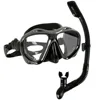 Copozz marca profesional submarinismo máscara Snorkels máscara equipo gafas buceo natación fácil respiración tubo conjunto ► Foto 2/6