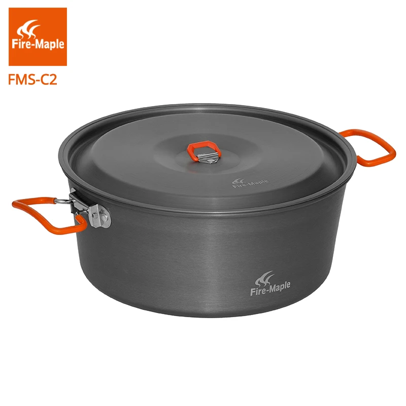 Fire-Maple Feast cook 4.4L Portable Pot Outdoor Camping Cooking Picnic Cookware Fire flat pan 700g FMC-C2 Fire-Maple Feast cook 4.4L Portable Pot Outdoor Camping Cooking Picnic Cookware Fire flat pan 700g FMC-C2