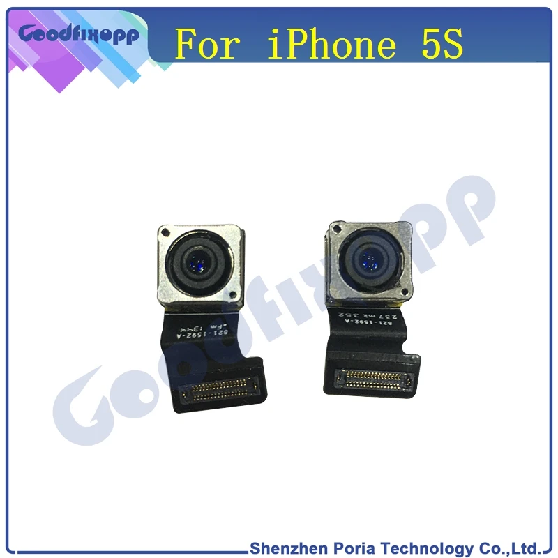 IP0040 100% Original New For iPhone 5S 8.0 Mega Pixels Back Rear Big Camera Module With Flex Cable Ribbon (2)