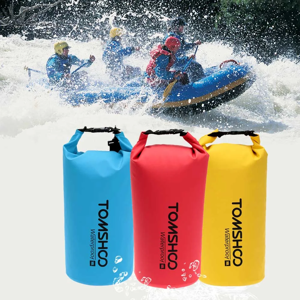 TOMSHOO 10L/20L водостойкий сухой мешок для походы рафтинг каноэ одежда заплыва Кемпинг