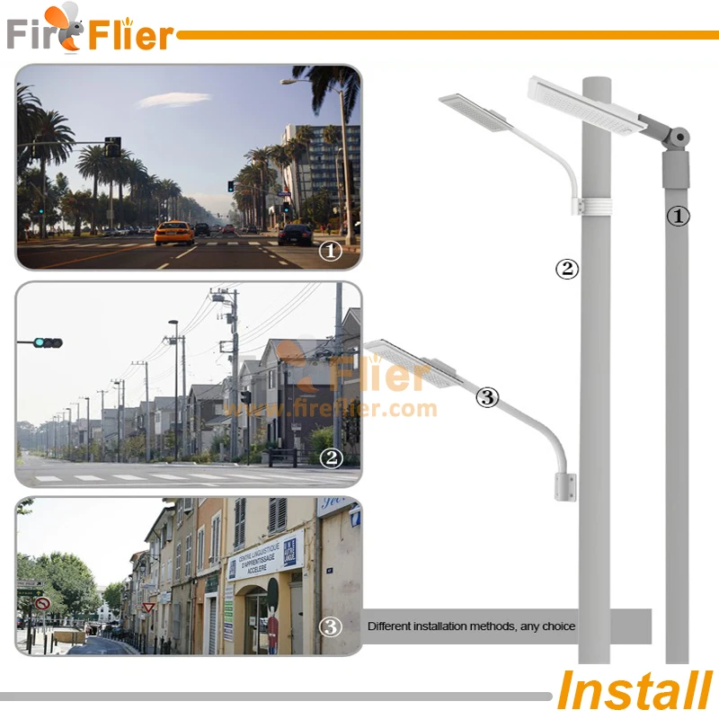 photocell sensor led street light install