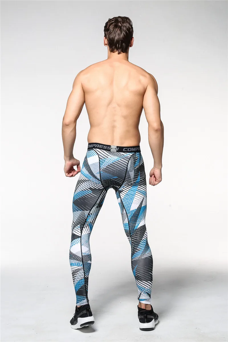 Geo Point long pants men sport wear (3)