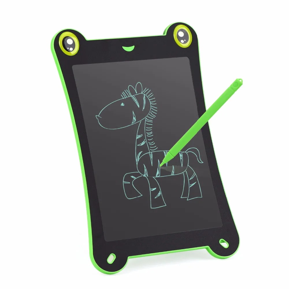 

NeWYeS 8.5 Inch LCD Writing Tablet Kid Drawing Board Animal Electronic Notepads Green Art Graphic Doodle Pad Graffiti with Pen