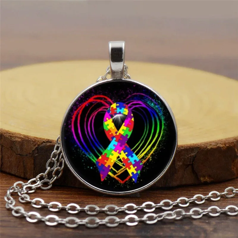 

Autism Definition Necklace Autism Awareness Necklace Autistic Necklace Humans Full of Life and Love Jewelry Necklace