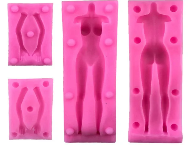 doll mold girl 17cm