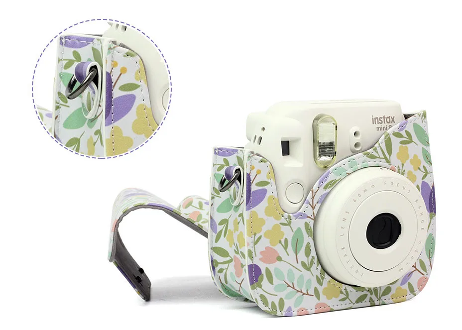 Дополнительная сумка для камеры из искусственной кожи с плечевым ремнем для Fujifilm Instax Mini 9 Mini 8 Mini 8+ мгновенная пленка для фото