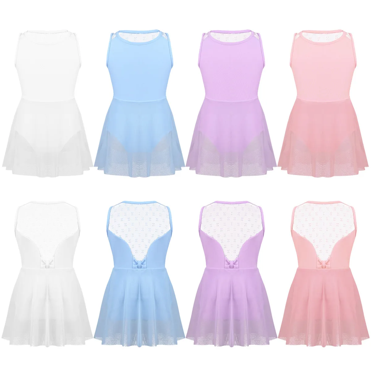 

Kids Ballet Dress Gymnastics Leotard Sleeveless Leotards for Girls Swimsuit Dance Costume Figure Skating Dress for Performance