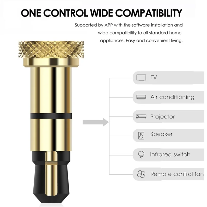 Baseus-Mini-Infrared-Wireless-Remote-Control-For-iPhone-5-5s-6-6s-3-5mm-Aux-Jack