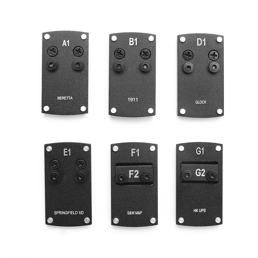 Оптика Magorui Beretta Glock 1911 M& P пистолет рефлекторный прицел Монтажная пластина адаптера для Sightmark Burris Vortex Micro Red Dot Scope