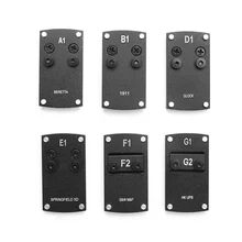 Оптика Magorui Beretta Glock 1911 M& P пистолет рефлекторный прицел Монтажная пластина адаптера для Sightmark Burris Vortex Micro Red Dot Scope