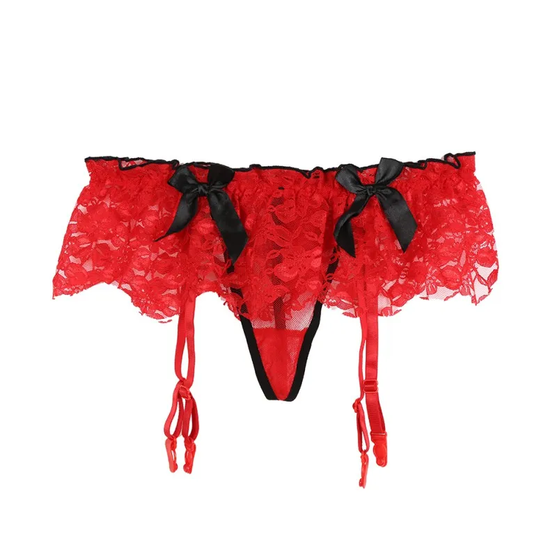 

Women Lucency Summer Lady Layer Floral Lace Garter Belt Lingerie Suspender Sexy Lingerie Skirt Stocking F3