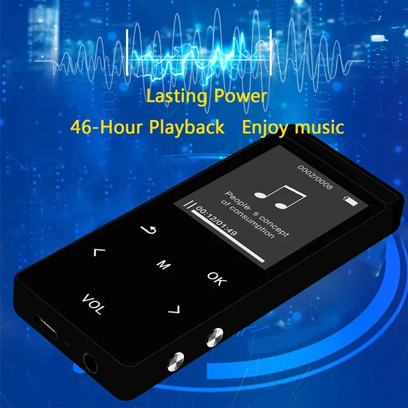 K188 Bluetooth 8GB 16GB Lossless Format Hi Fi MP3 Player Build
