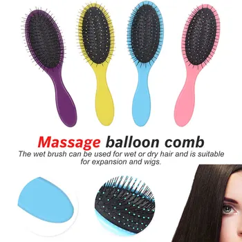 

Salon Hairstyles Hair Brush Soft Bristles Single Wire Massage Balloon Comb Brush