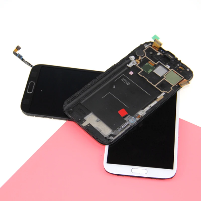 Super Amoled ЖК-дисплей Экран для samsung Galaxy Note 2 N7100 Дисплей Сенсорный экран Digitizer