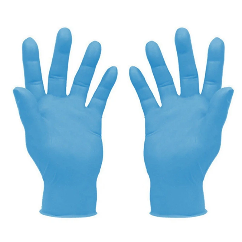 Лучшие высококачественные черные нитриловые перчатки одноразовые Промышленные Латексные Перчатки защитные одноразовые перчатки - Цвет: BL