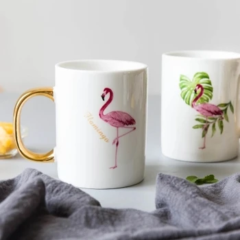 

China Ceramic Mug breakfast cup couple cups creative office
