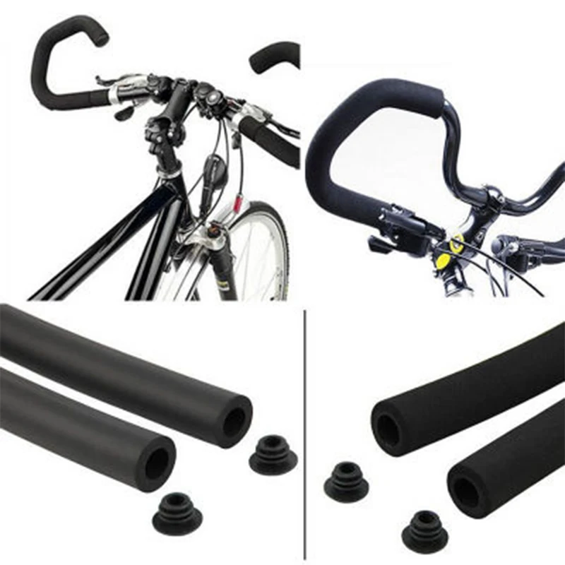 Foam Handle Bar Grips Mountain Bike Scooter Grips Folding Bike