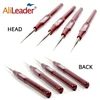 4 Pcs/Lot Hook Needle Crochet Micro Hook For Making Braiding Dreadlock Hair Tools 0.5Mm 0.6Mm 0.7Mm 0.8Mm Smooth Handle 5