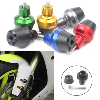 

Front Fender Frame Slider Screw Bolt Fork Protector For Most Sport Bikes & Street bikes w/ M6 thread Fork Fender Tmax530 R1200GS