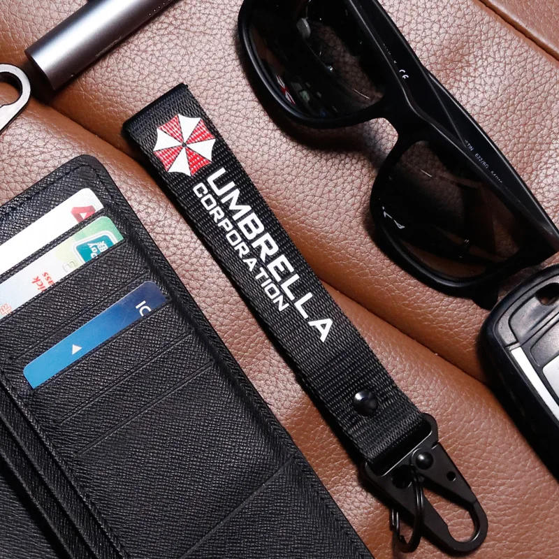 Noizzy Umbrella Corporation логотип автомобиля металлический автомобильный брелок ремешок