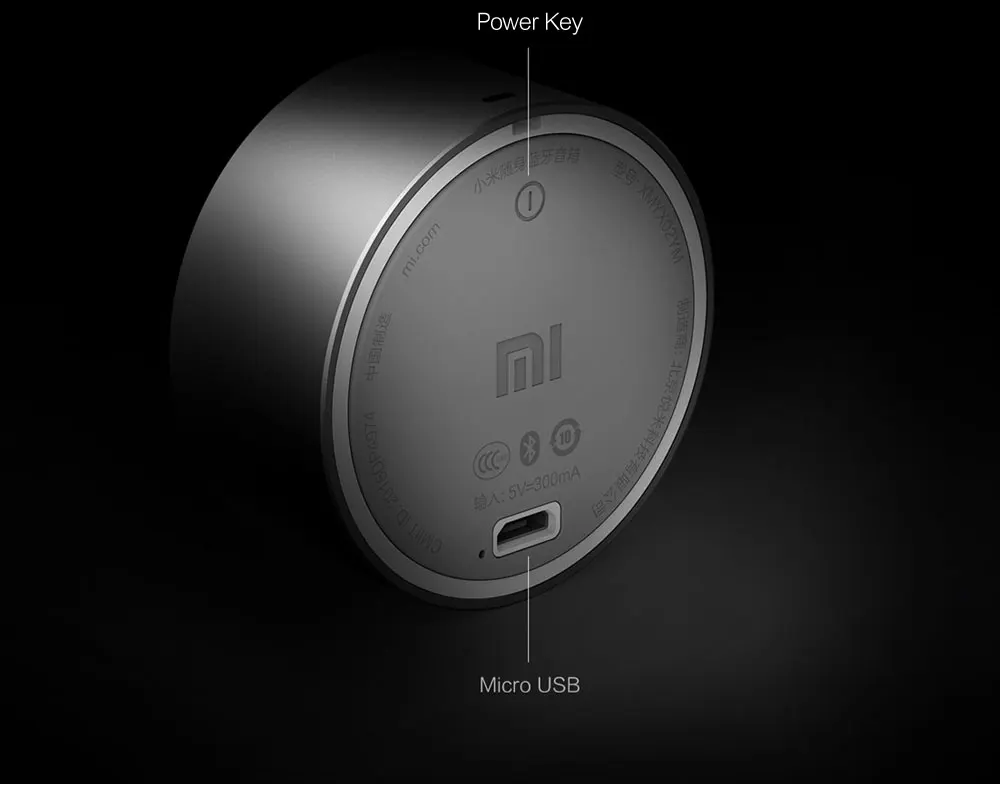 Xiaomi Mi Portable Bluetooth Speaker Built-in Mic 480mAh Battery Aluminium Alloy Body Bluetooth 4.0 Wireless Mini Mp3 Player (4)