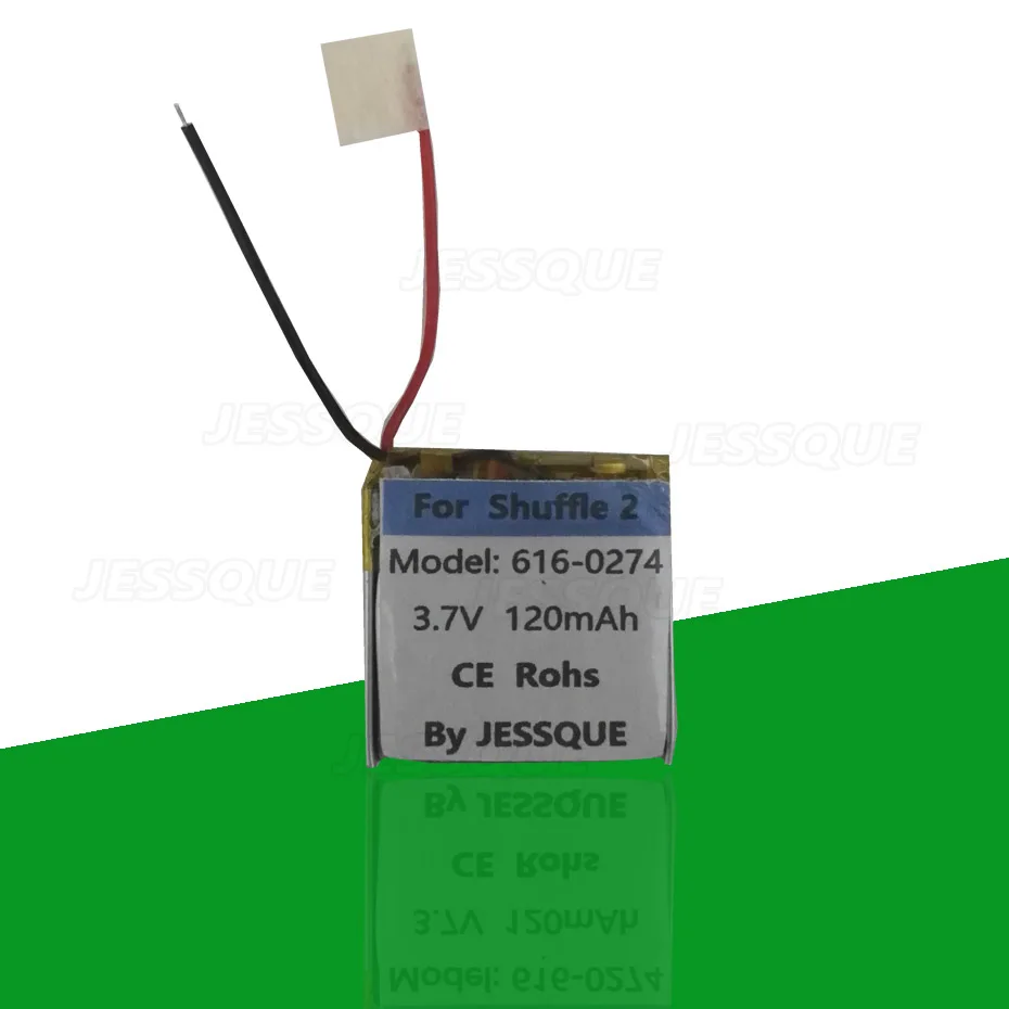 Batteria Di Ricambio Da 120Mah Per Apple Ipod Per Mix 2 2 ° Mescolo2 616-0274 Batteria Accumulatore G2 G3 3 Akku